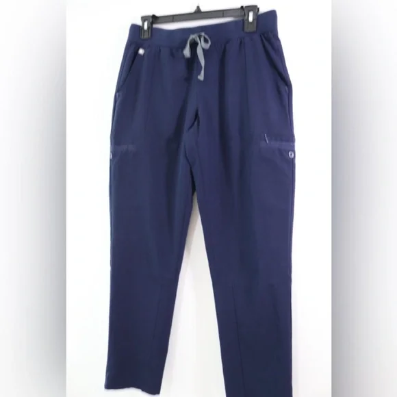 Figs Navy Blue Technical Collection Scrub Pants Size Small - Picture 2 of 6